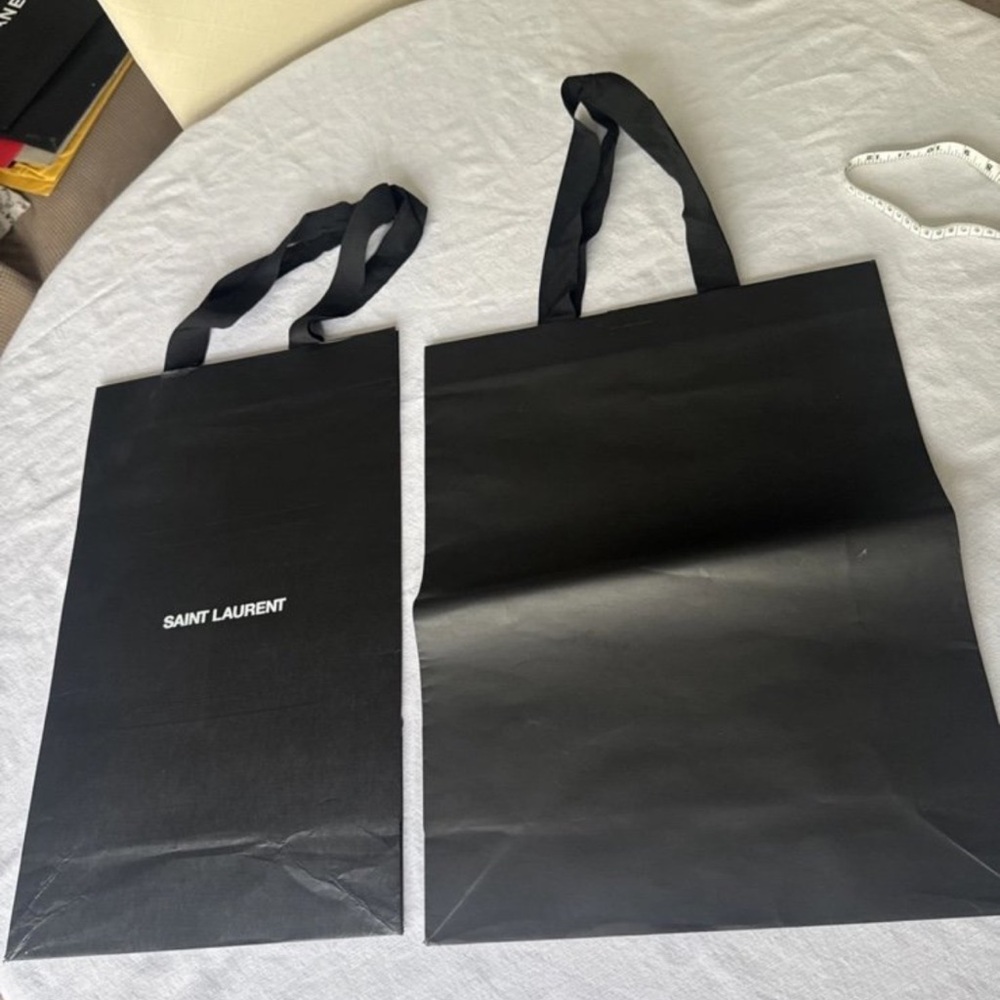 Saint Laurent Paper Bag (2) 12x6x21